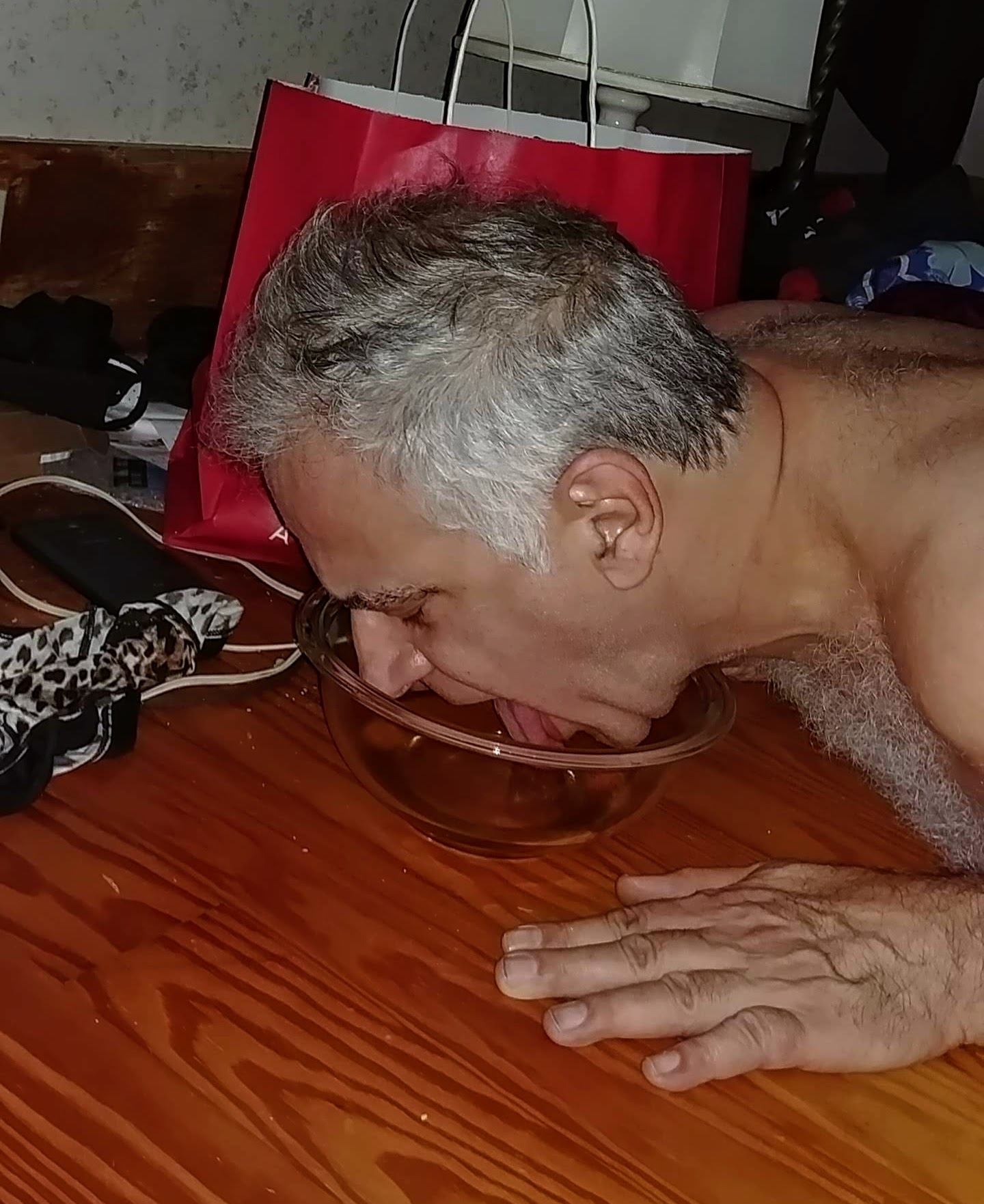 Video of golden shower